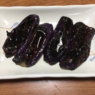 カリッ 、トロッ なすの蒲焼き